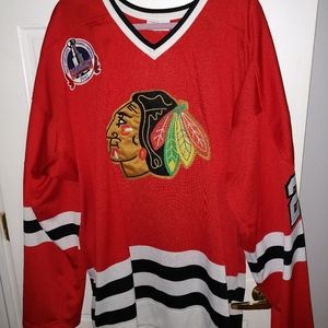 Blackhawks Mitchell & Ness Throwback Jersey 3XL